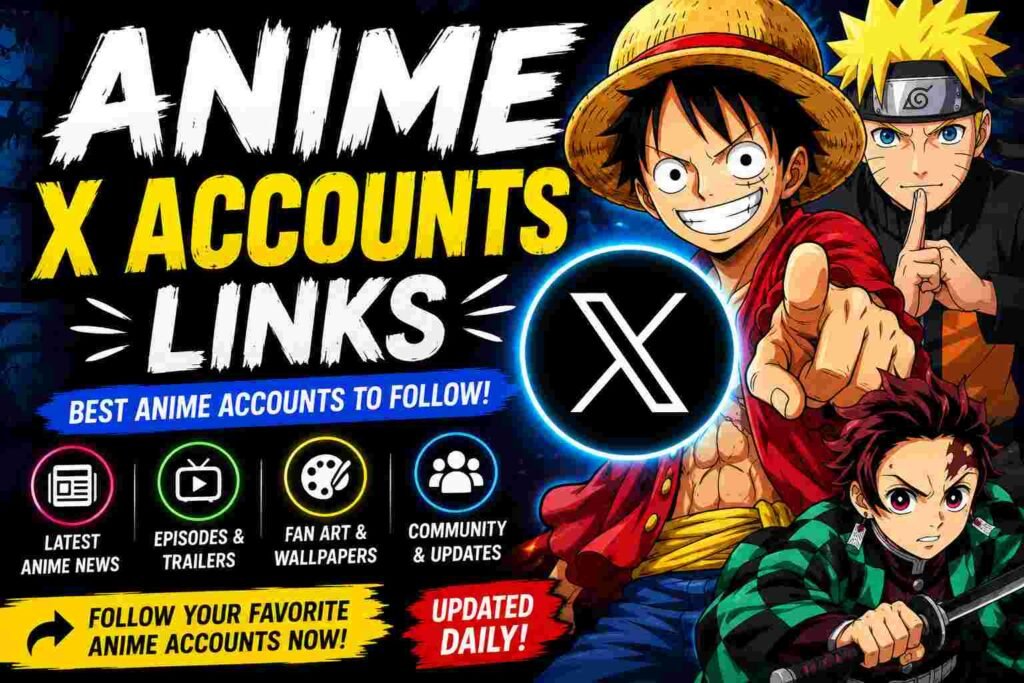 150+ Best Anime X Accounts Links to Follow